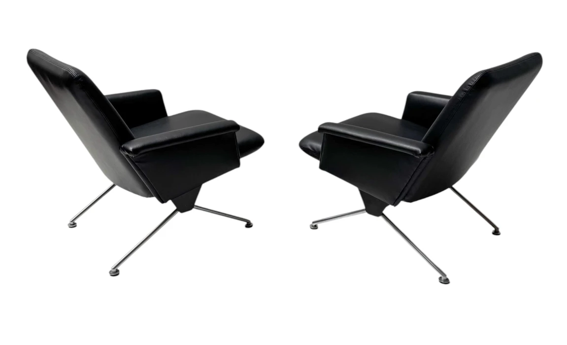 Mid-Century Modern Lounge Chairs No. 1432 by Andre Cordemeijer for Gispen, 1961